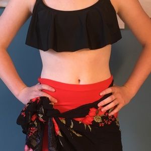 Swimsuit Handmade built in skirt interchangeable